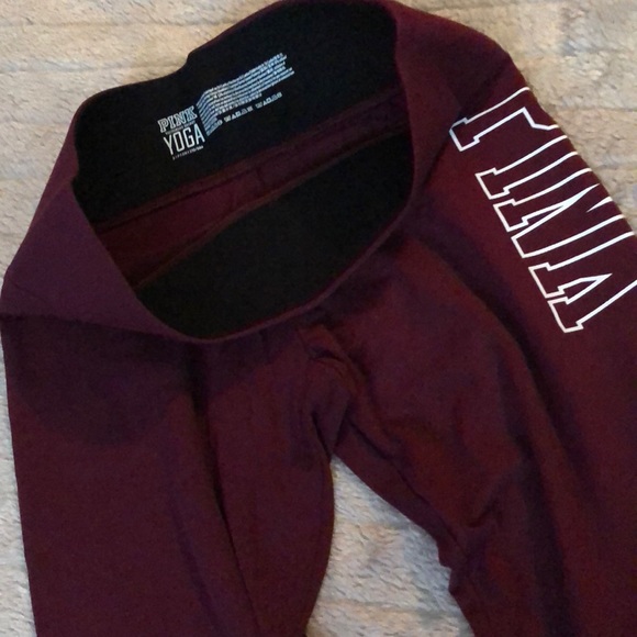 Ruby colored VS pink legging size SMALL - Picture 1 of 4